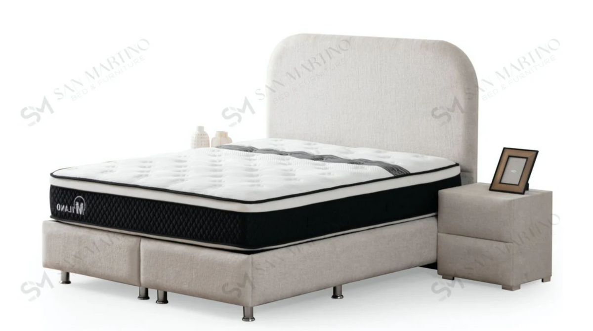 LIT COFFRE JADE CHENILLE