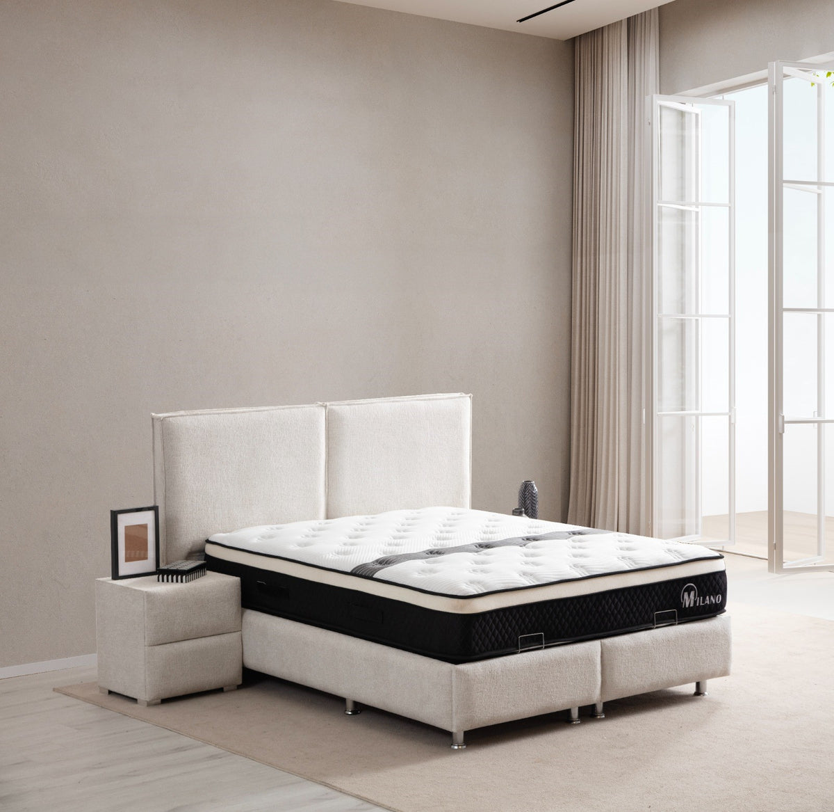 LIT COFFRE MAYA CHENILLE