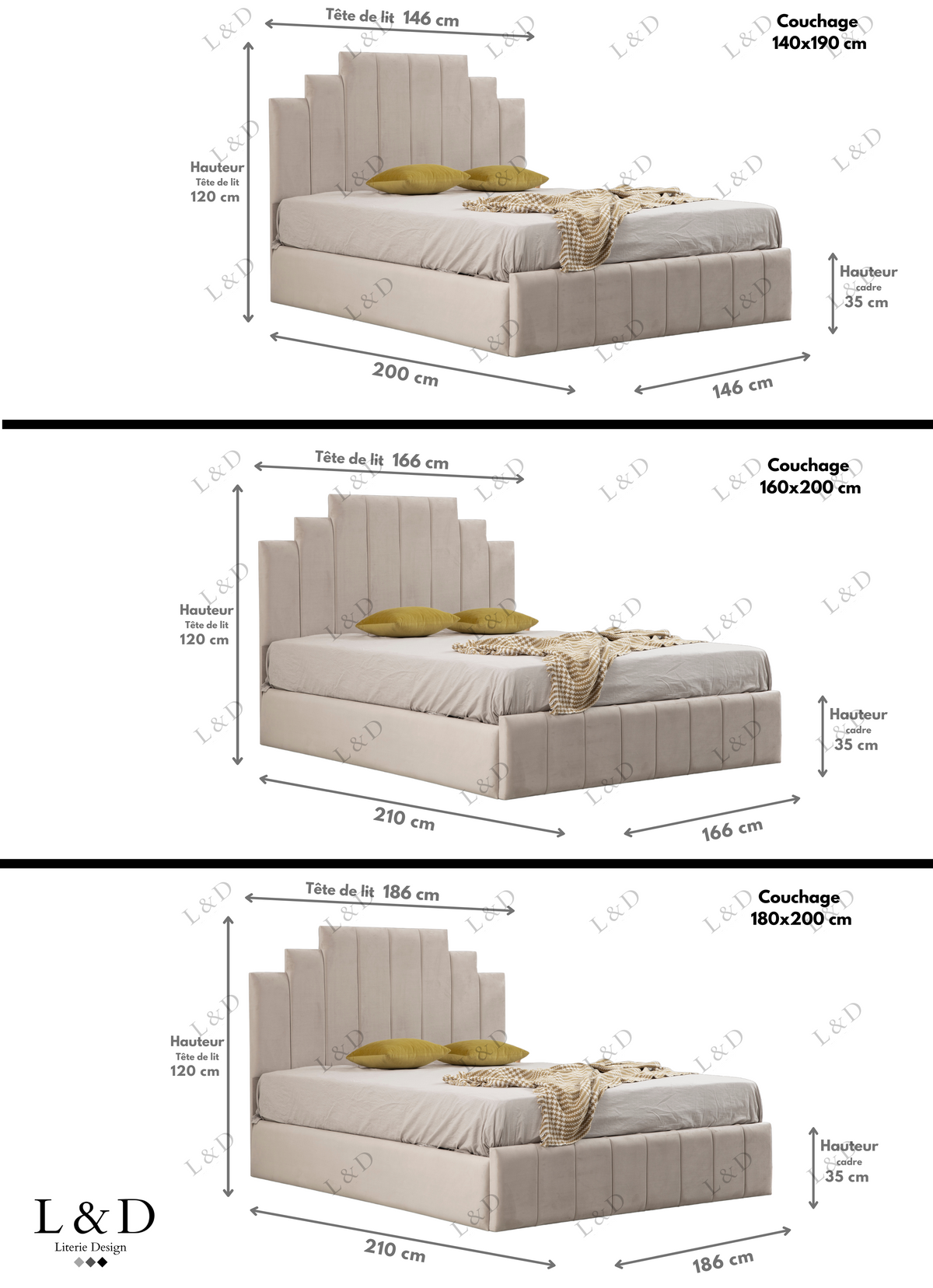 Lit Natura Beige